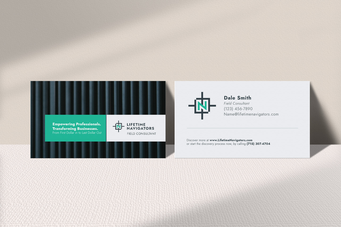 Lifetime Navigators Business Cards