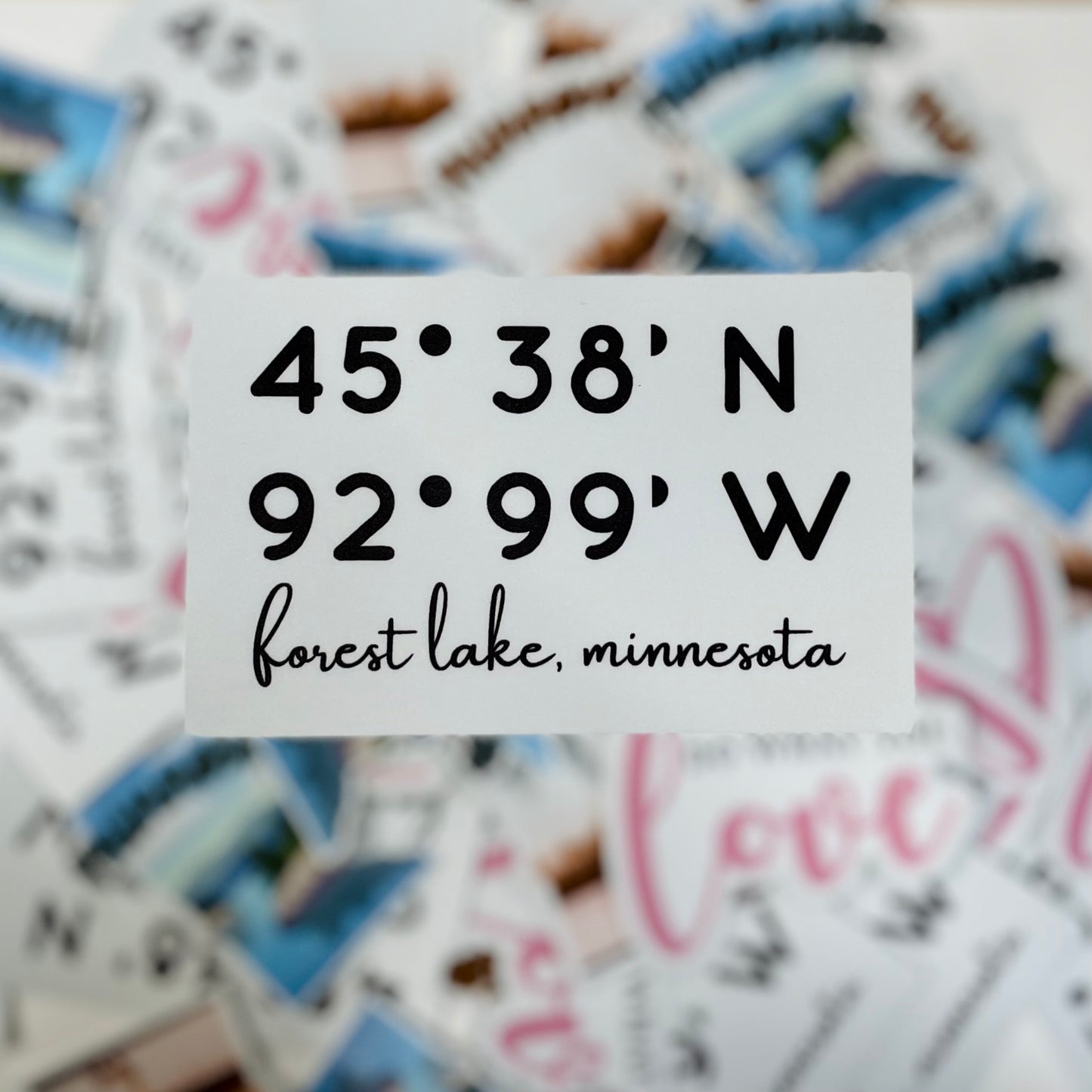 Vinyl Sticker - Forest Lake MN - 4.75" Sticker