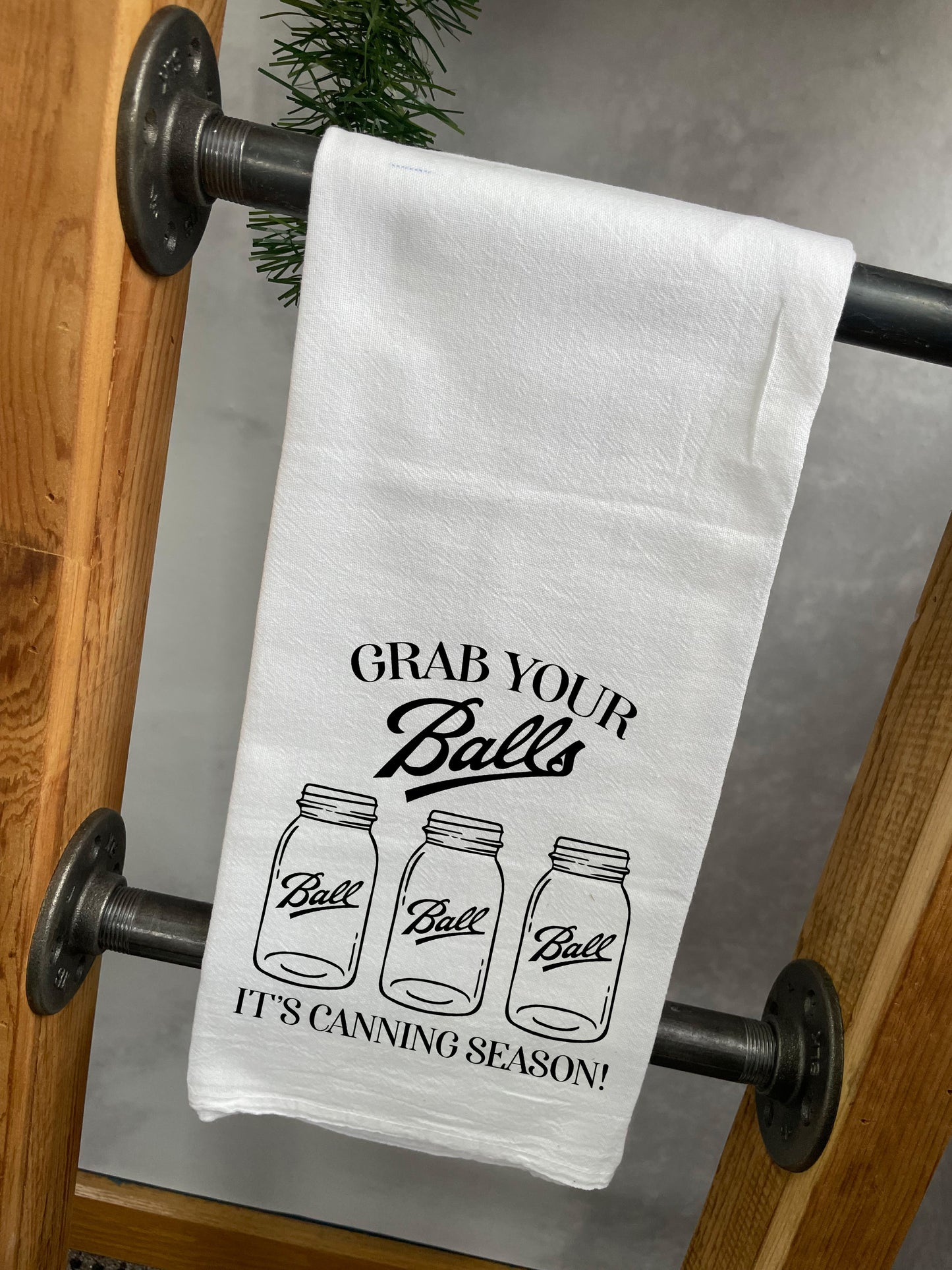Grab You Balls Flour Towel