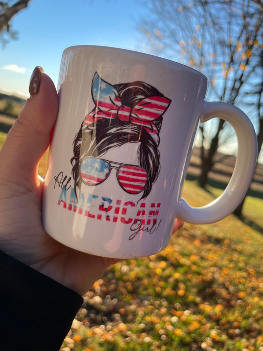 All American Girl Coffee Mug