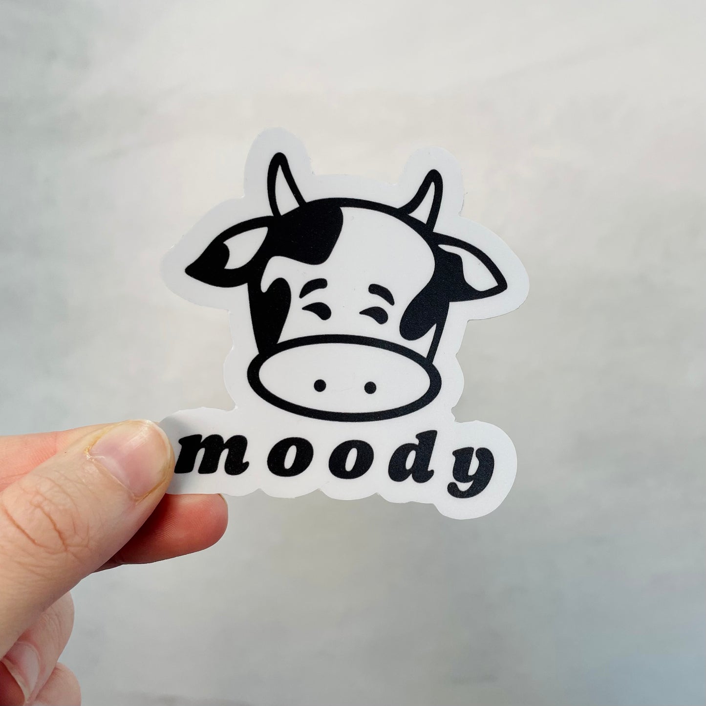 Moody - 3.5" Vinyl Sticker