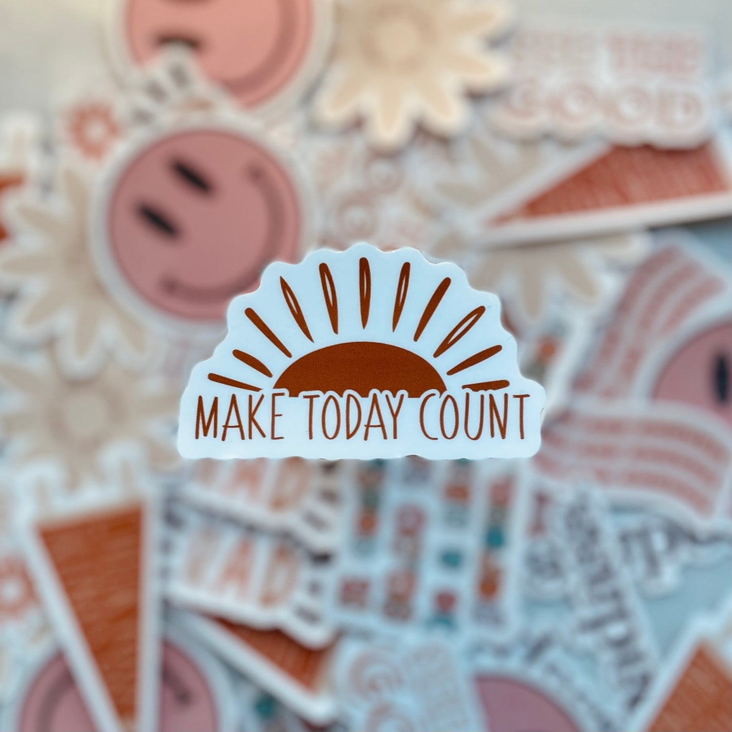 Make Today Count - 3.5" Vinyl Sticker