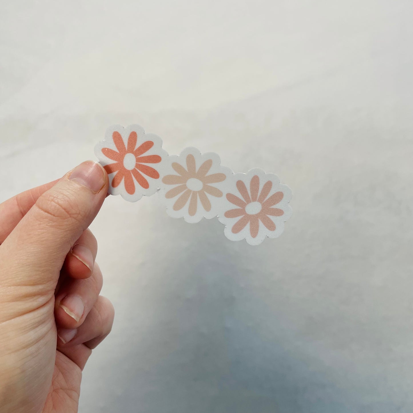 Three Flowers - 3.5" Vinyl Sticker
