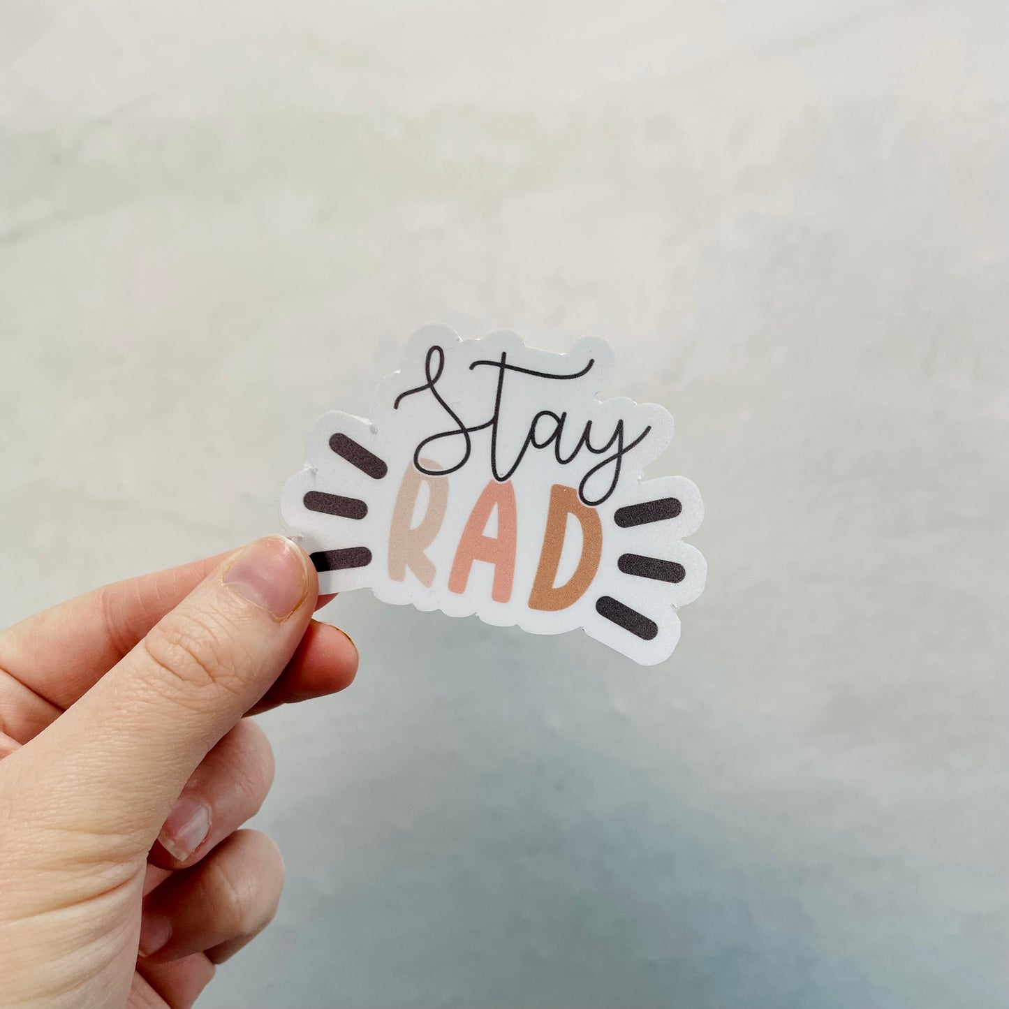 Stay Rad - 3.5" Vinyl Sticker