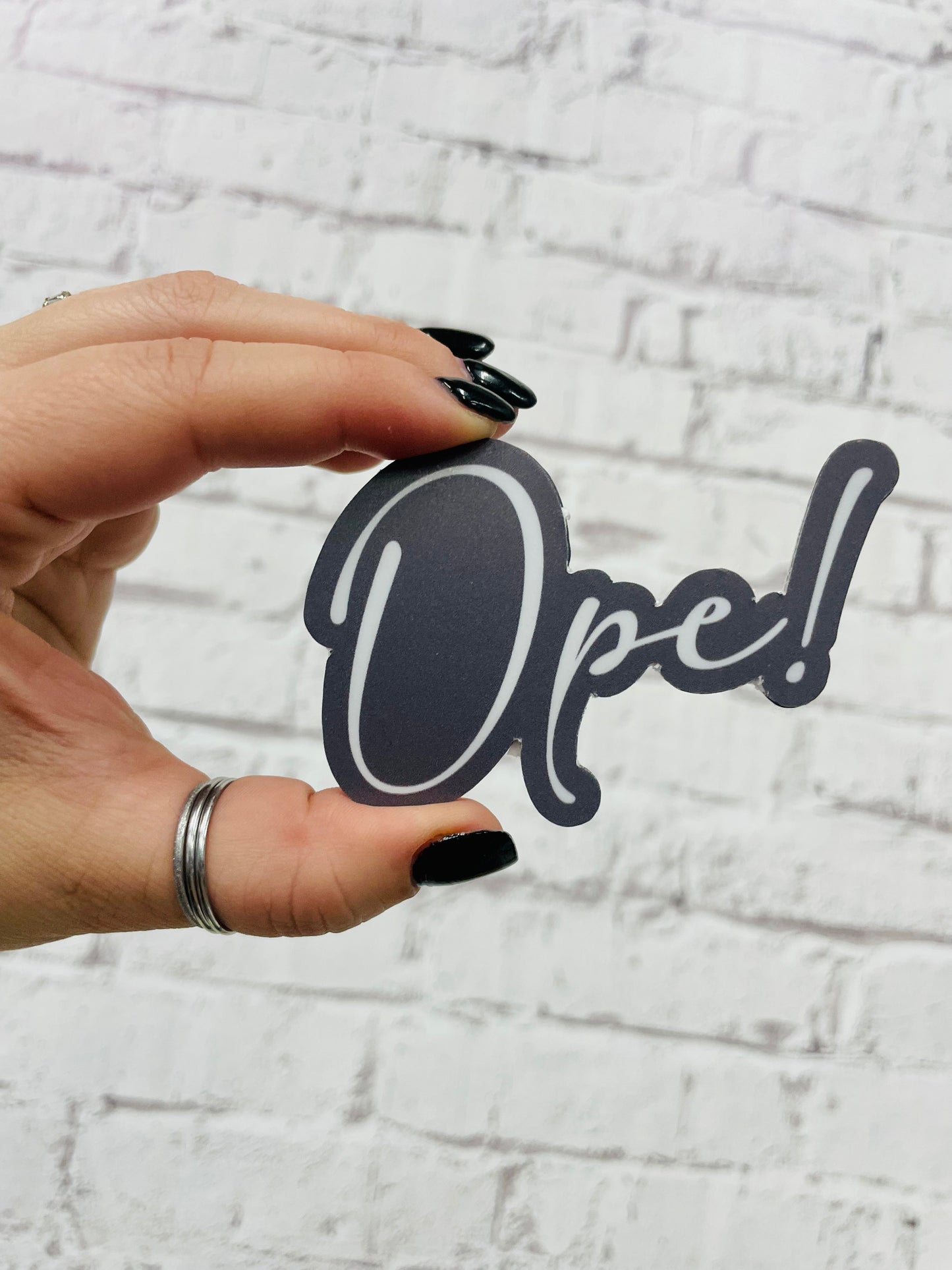 Vinyl Sticker - Ope - 3.5" Sticker