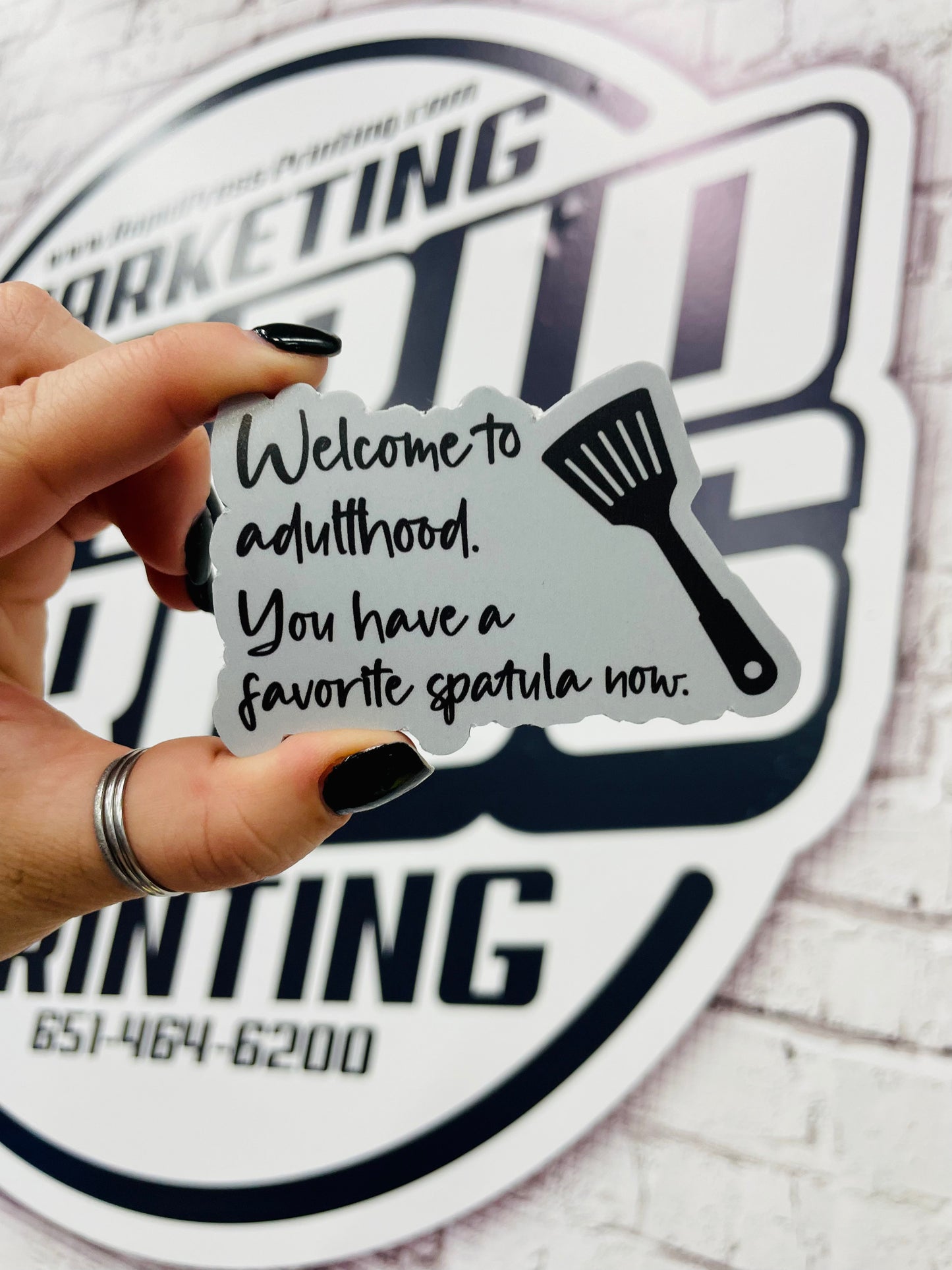 Vinyl Sticker - Favorite Spatula - 3.5" Sticker