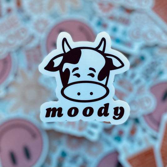 Moody - 3.5" Vinyl Sticker