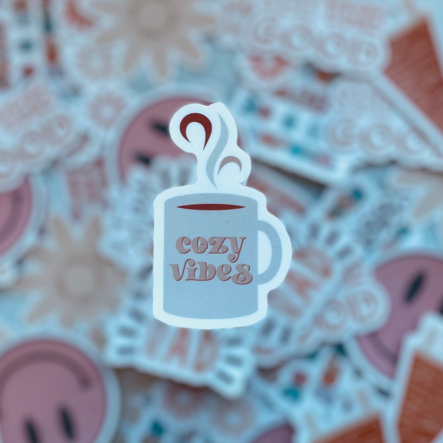Cozy Vibes  - 3.5" Vinyl Sticker