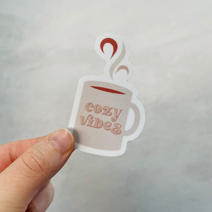 Cozy Vibes  - 3.5" Vinyl Sticker