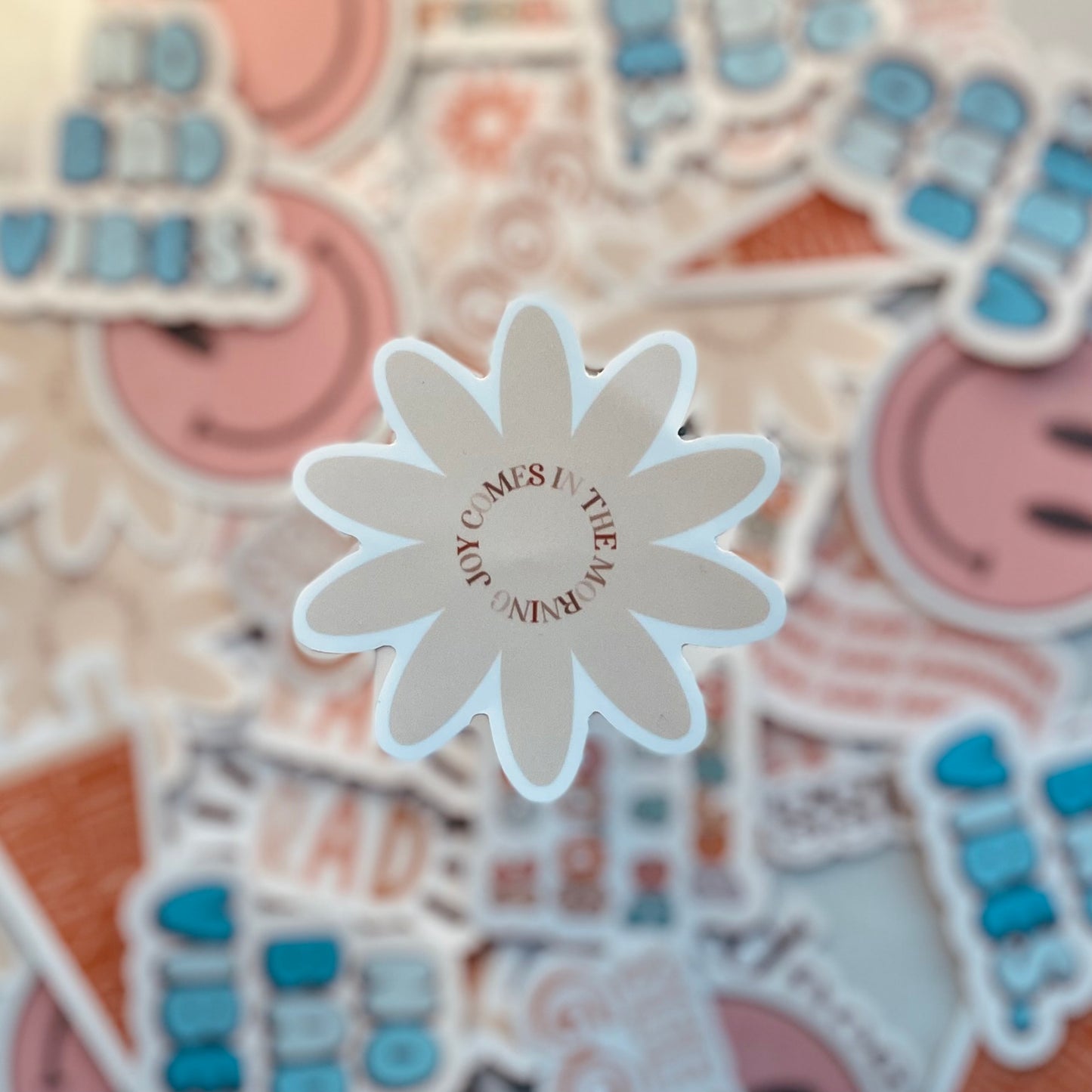 Joy Flower - 3.5" Vinyl Sticker
