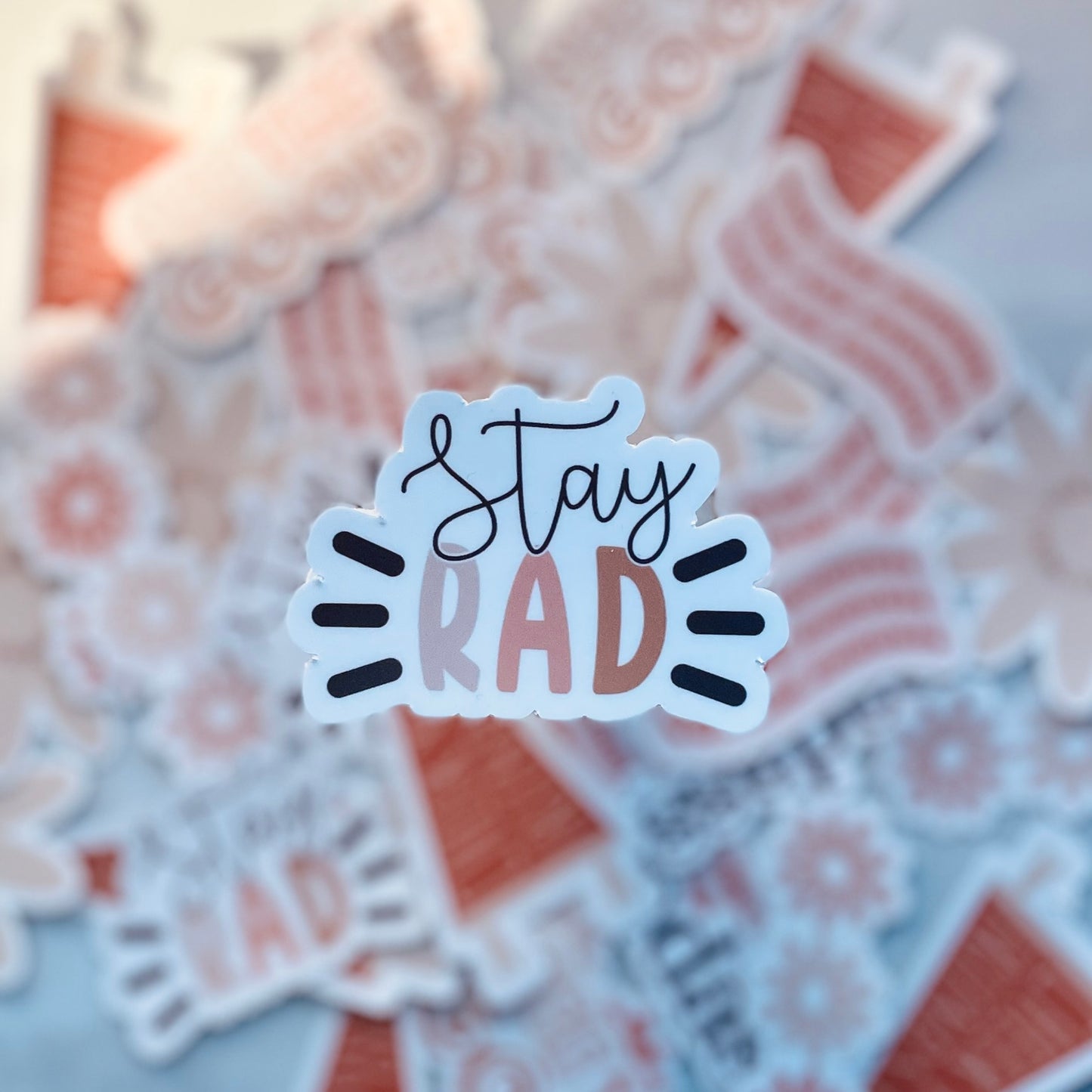 Stay Rad - 3.5" Vinyl Sticker
