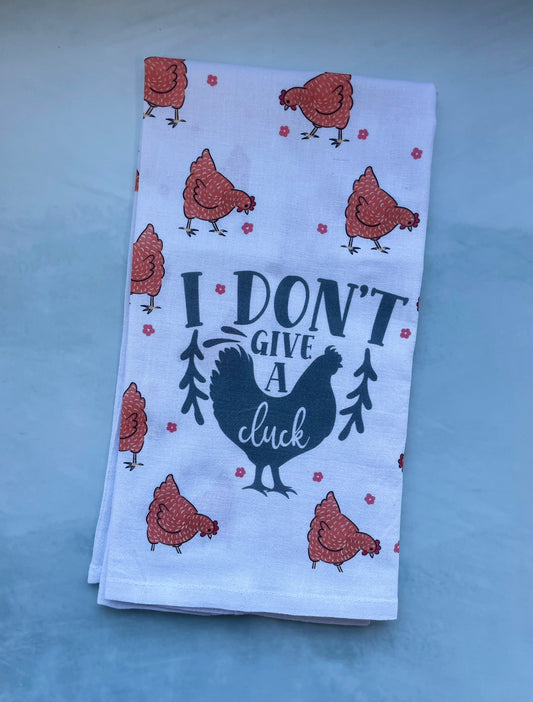 I don’t give a cluck Flour Towel